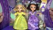 Princess Sisters Dolls Princess Sofia Princess Amber Dolls Toys Play Doh Toy Unboxing