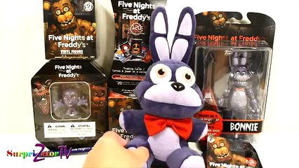 FNAF Five Nights At Freddys - ФНАФ Пять Ночей с Фредди - ДЕНЬ БОННИ - Игрушки и Сюрпризы ФАНКО