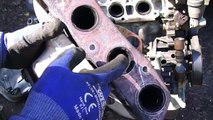 How to find leaks in exhaust manifold and exhaust pipe area