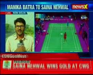 Saina Nehwal's outstanding performance at CWG; beats PV Sindhu 21-18, 23-21