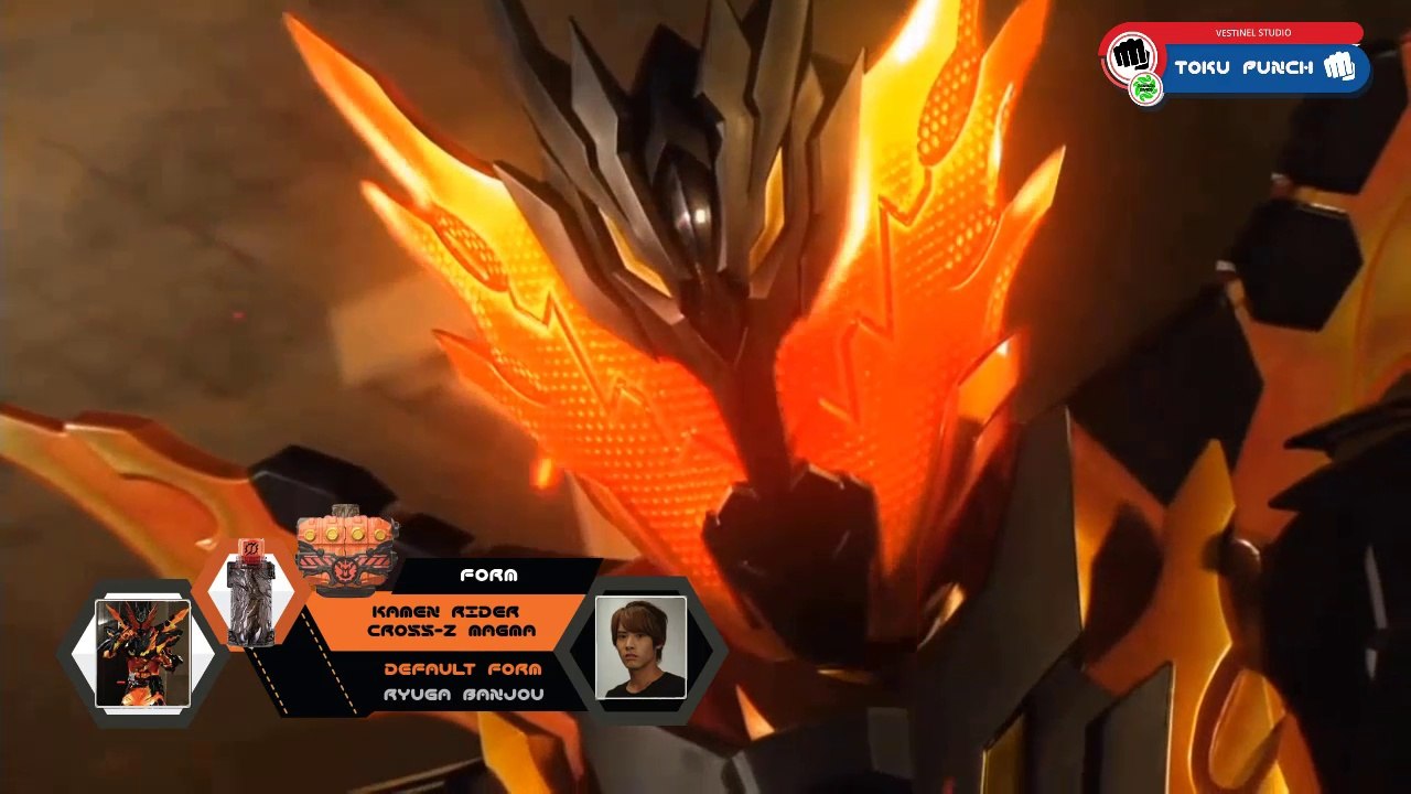 Kamen Rider Cross-Z All Henshin and Form (Cross-z Magma Debut)