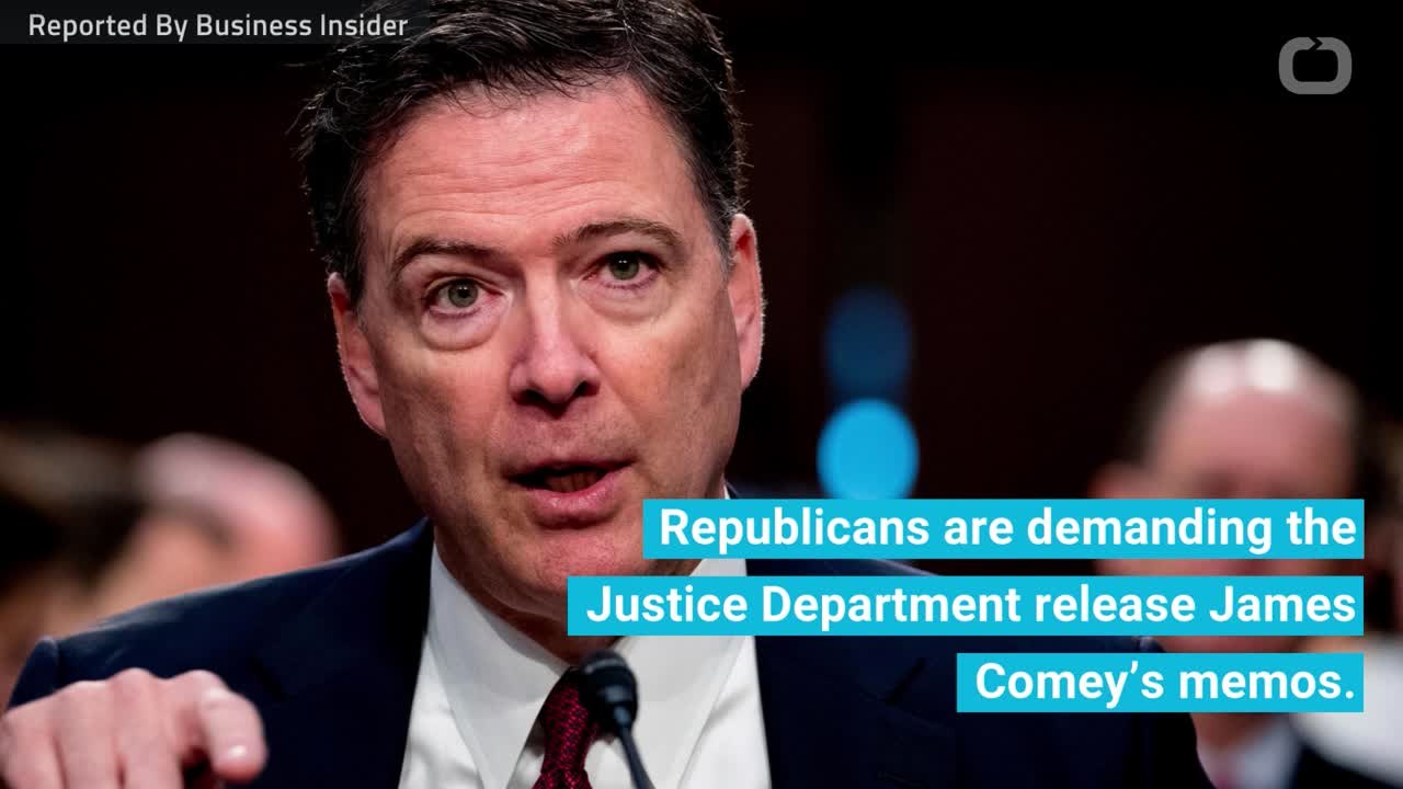 Republicans Want The Justice Department To Hand Over James Comey's Memos