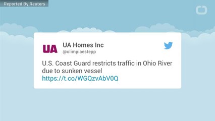 U.S. Coast Guard Restricts Traffic In Ohio River Due to Sunken Vessel