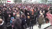 Cinco ciudades bielorrusas se suman a las protestas contra 