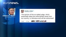 Trump dice que la suspensión del veto migratorio por un juez federal es 