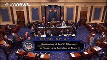 El Senado de EEUU confirma al empresario petrolero Rex Tillerson como secretario de Estado