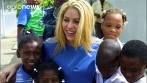 Shakira, Whitaker y Anne-Sophie Mutte, protagonistas en el arranque del foro de Davos