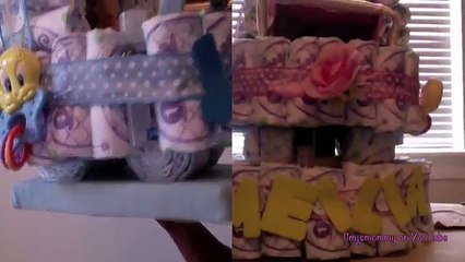 How to Make a Diaper Stroller Cake