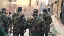 El Ejército Sirio, en la Ciudad Vieja de Alepo