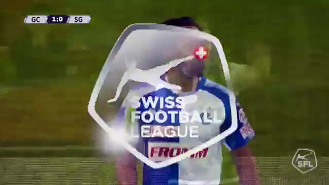 Grasshoppers 1:1 Sankt Gallen (Switzerland. Super League. 14 April 2018)