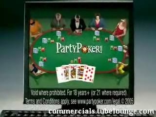 Party Poker Commercial