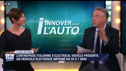L'auto du futur: l'entreprise italienne X Electrical Vehicle présente un véhicule électrique imprimé en 3D - 14/04