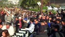 Detenciones durante una marcha prokurda en recuerdo a las víctimas del atentado de 2015 en el…