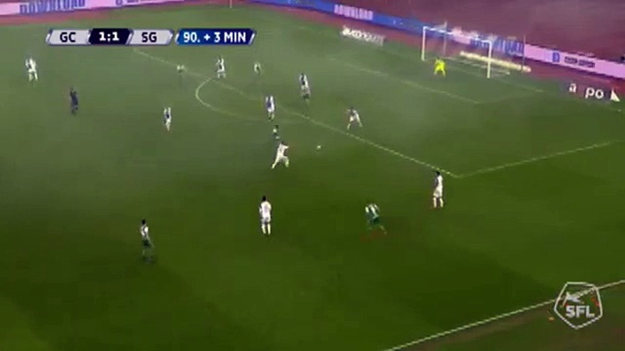 Grasshoppers 1:2 Sankt Gallen (Switzerland. Super League. 14 April 2018)