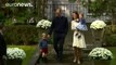 La presencia de los príncipes Jorge y Carlota acapara la visista oficial de los duques de…