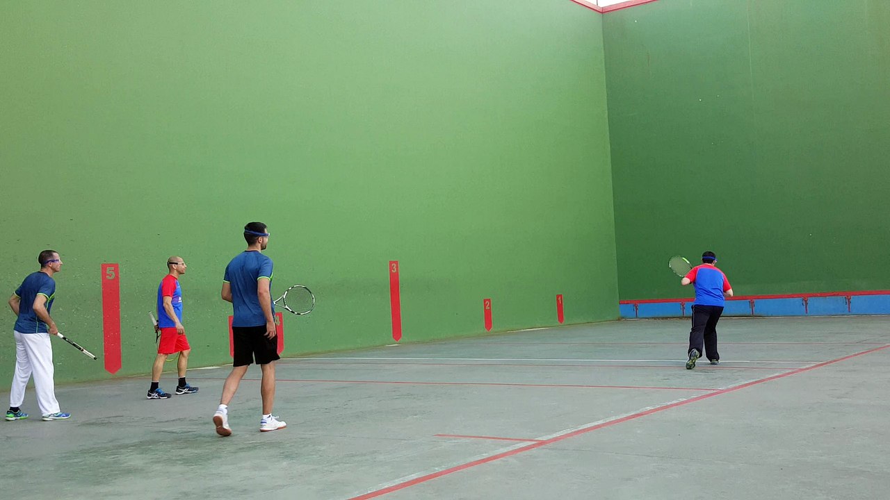 Frontenis honor Getafe vs Rivas 2ª partida video 11 ultimos tantos set 2