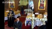 Funeral por las 24 víctimas de atentado en la Catedral copta de San Marcos en Egipto
