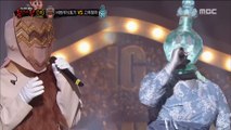 [King of masked singer] 복면가왕 - 'Comb-pattern Pottery'VS'Goryeo celadon' 1round - It's Gonna Be Rolling 20180415