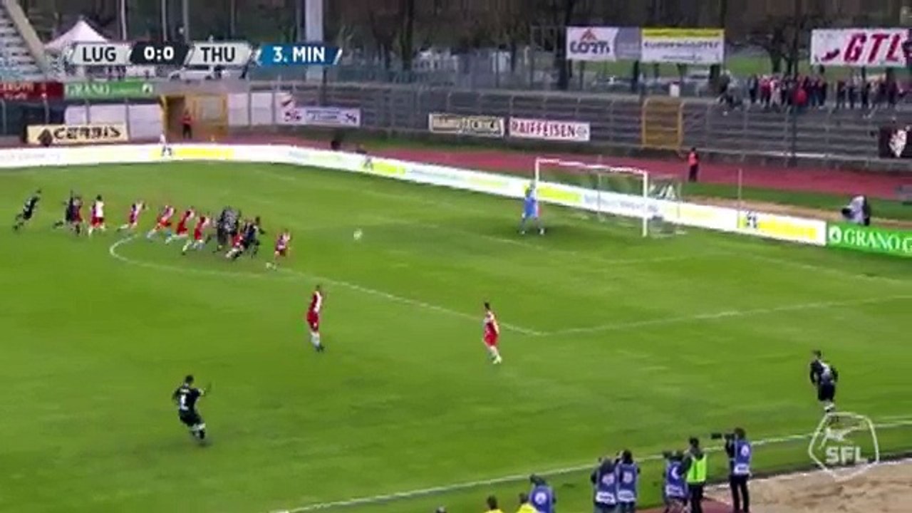 Lugano 1:0 Thun (Switzerland. Super League. 14 April 2018)