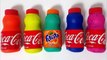 Play Doh Superhero Fanta Coca Cola Bottles Finger Family Nursrey Rhymes For Kids Learn Colors Hulk