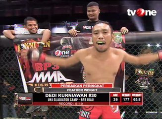 One Pride MMA Feather Weight, Dedi Kurniawan vs Wayan Aste