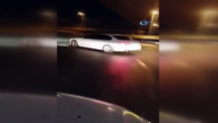 Bursa'da tehlikeli drift... O anlar kamerada