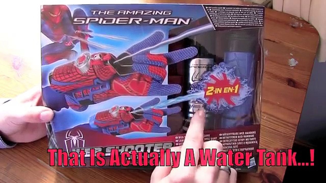 Web Shooter Toy, The Amazing Spiderman - A Funny Unboxing and Review -  video Dailymotion