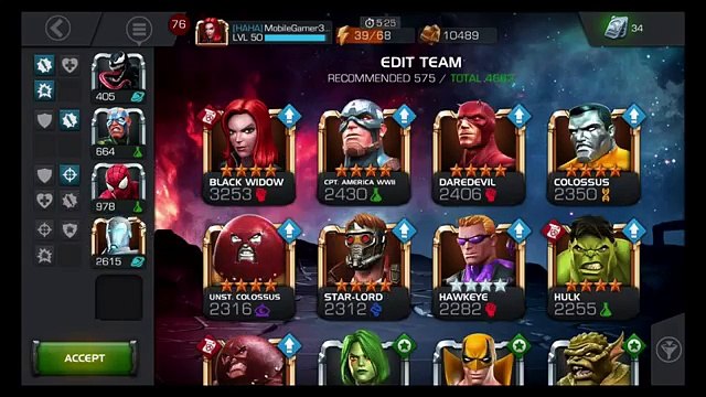 Marvel Contest Of Champions - Venom ALL Moves!