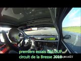premiers essais clio CUP circuit de la Bresse 2018