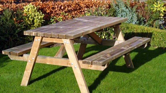 heavy duty picnic table