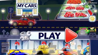 Car Fory - Police Car | CAR WASH - Builds Fire Truck for Kids| Videos For Children| iOS Apps Kids