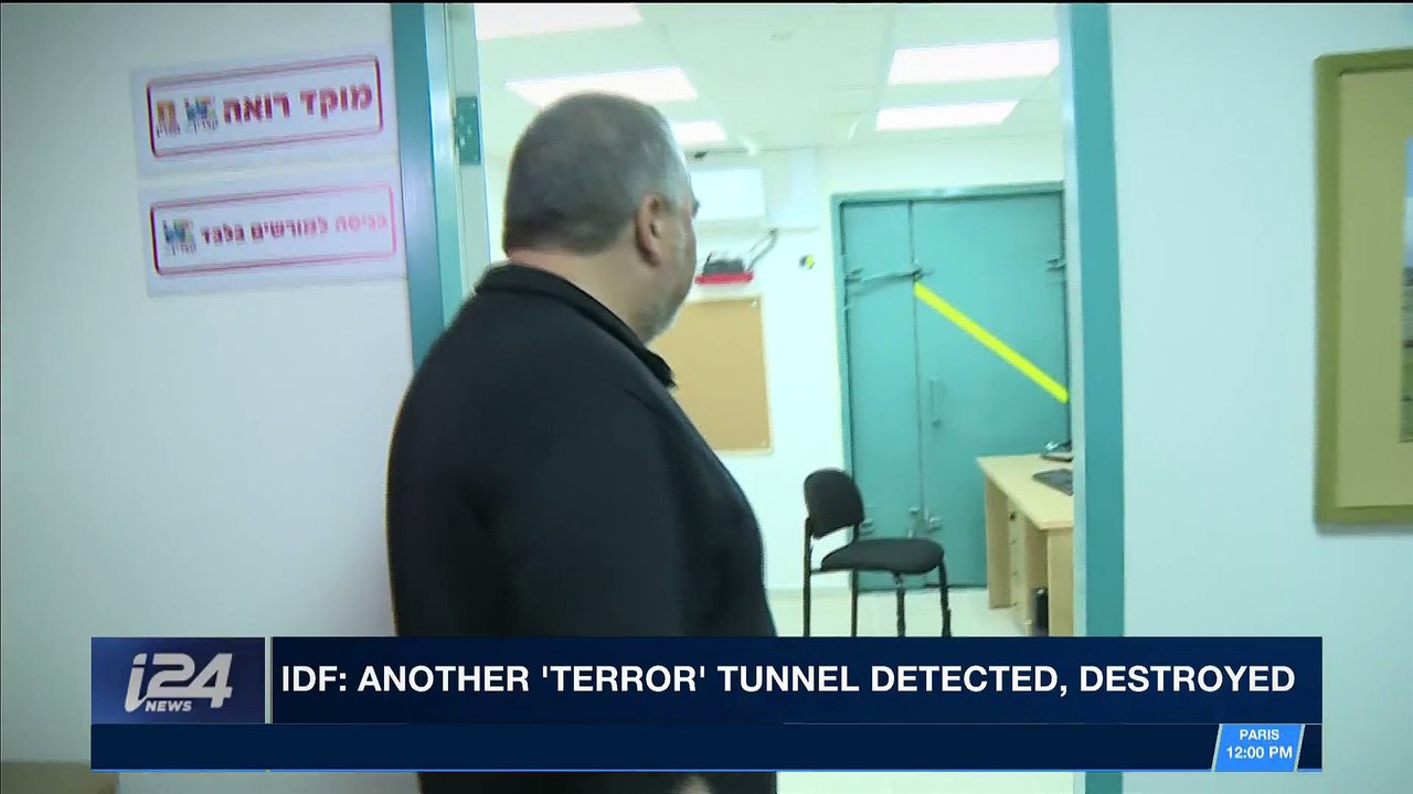 i24NEWS DESK | IDF: another 'terror' tunnel detected, destroyed | Sunday, April 15th 2018