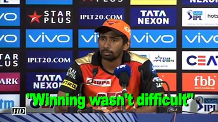 IPL-2018: After Williamson and Shakib's batting winning wasn't difficult, says Wriddhiman