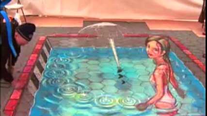 How The Chalk Guys Do It - Anamorphic Art