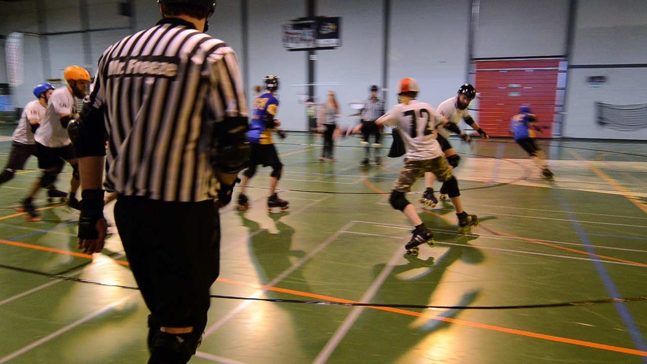 Match de Roller-derby à Huy