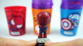 Spider Man Capsule Tin Jigsaw Puzzle and Hero Suprise Cups