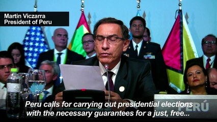 US, Latin American countries warn Venezuela over May election