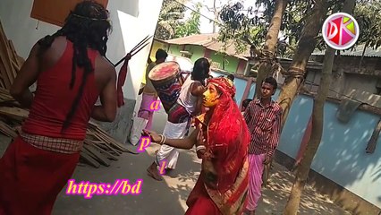 শিব গৌরীর চড়কের নাচ chorok puja