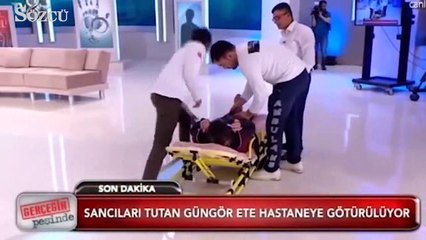 Canlı yayında doğum sancısı tuttu