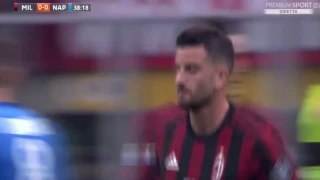 Musacchio offside goal for Milan vs Napoli