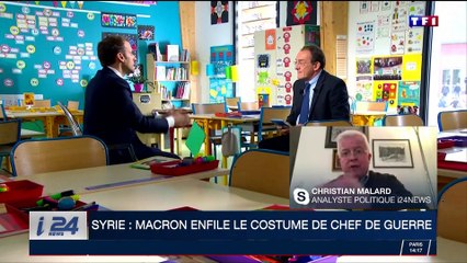 Les frappes occidentales en Syrie, première grande décision militaire d'Emmanuel Macron