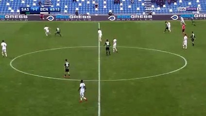 Matteo Politano  Goal HD -Sassuolo	2-1	Benevento 15.04.2018