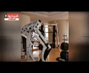 خالد النبوى يستعرض فورمة الساحل فى الجيم