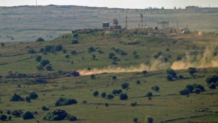 Israeli-Syrian Border After Western Powers Struck