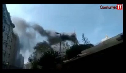 Teşvikiye Camii'nde yangın