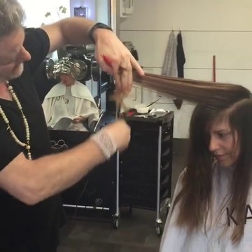 Quick and Easy Long layered haircut tutorial - Layered haircut techniques