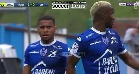 Clinton N'Jie Goal HD - Troyes 1-1 Marseille 15.04.2018