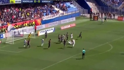 Résumé Montpellier - Bordeaux  / But But Martin Braithwaite 0-1