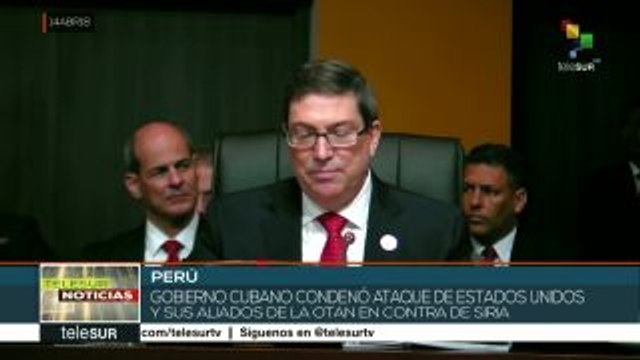 Cuba condena el ataque de EEUU y sus aliados contra Siria