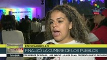 Concluye Cumbre de los Pueblos